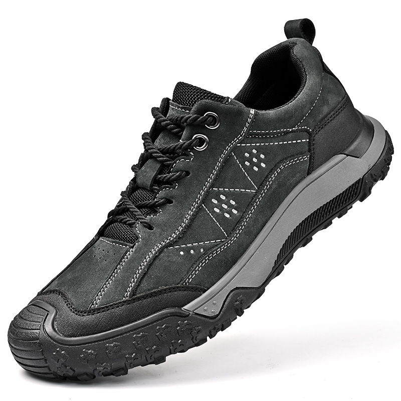 Zapatos casuales al aire libre de la ciudad transfronteriza para hombres 2025 primavera nuevos zapatos de montaña para caminar zapatos de montaña retró