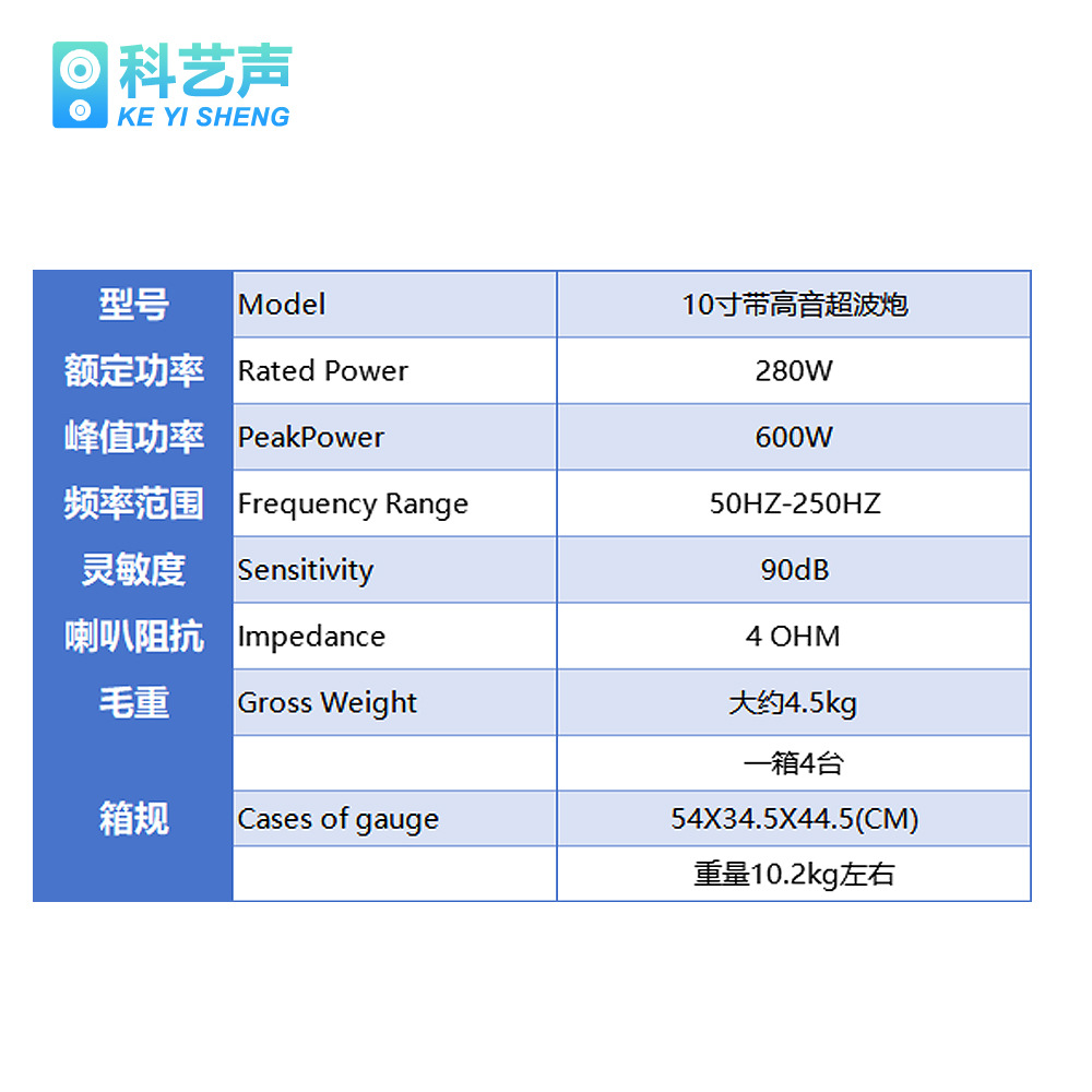 Car Subwoofer, Ultra-Thin Car Audio System, 10inch Heavy Bass Speakers, 12V Heavy Bass Car Modification Audio System