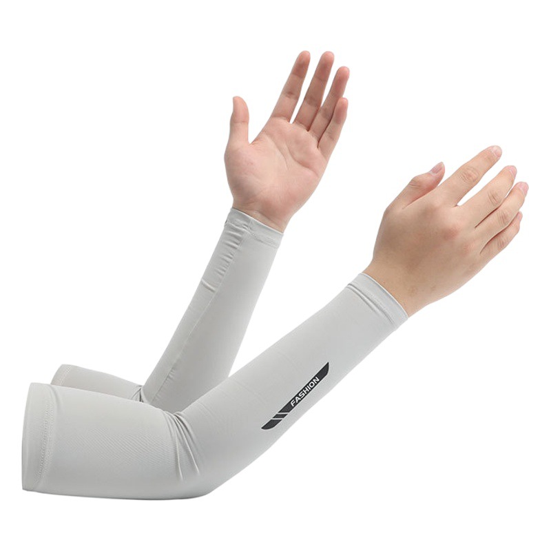 Protección solar manga de hielo verano de los hombres seda fina de hielo protección UV conducción al aire libre manga del brazo de los hombres verano