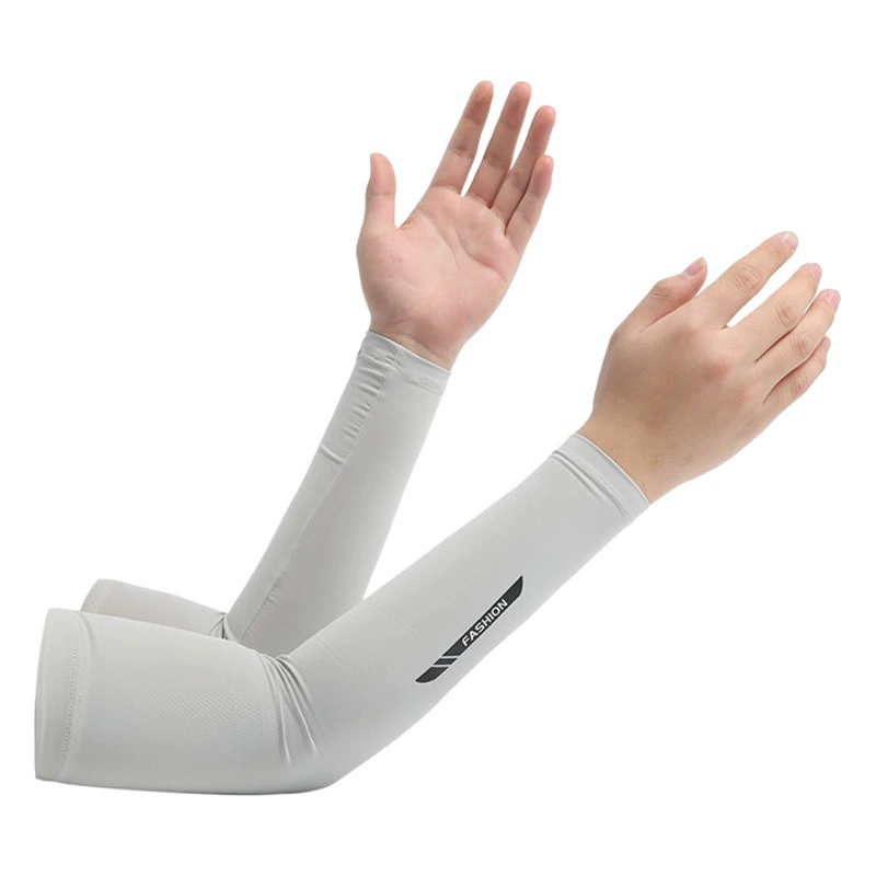 Солнцезащитный рукав со льдом, мужской летний тонкий ледяной шелк, УФ-защита, вождение, Мужская рукав на открытом воздухе, лето