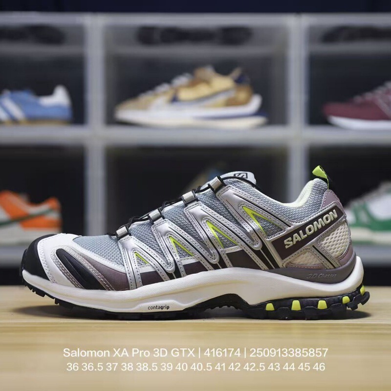 サロモン SalomonXAPRO3D シャフィールグレー メンズ レディース 登山 スポーツ 通気性 滑り止め ランニングシューズ アウトドア|undefined
