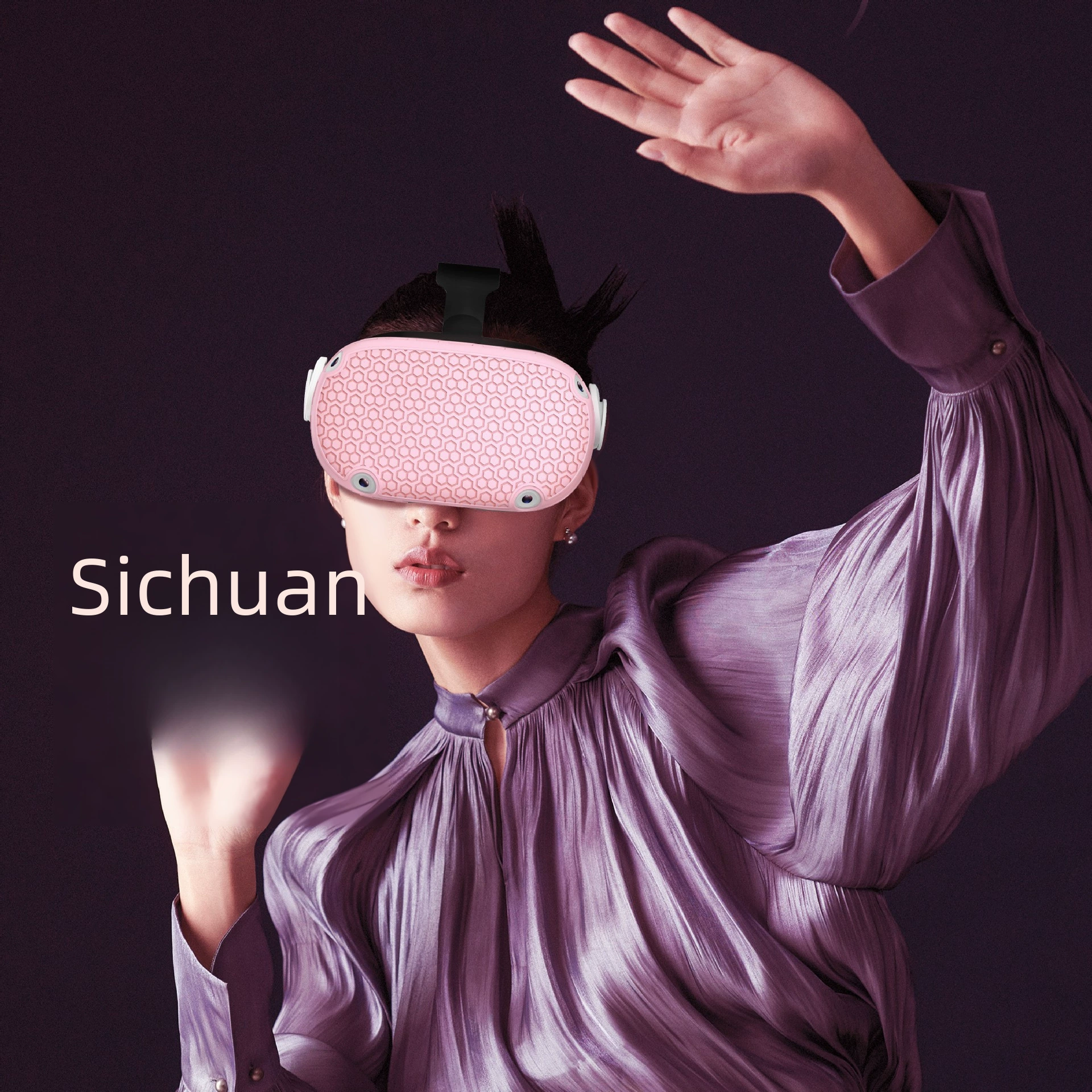 С silikonовый защитный чехол (Oculus Quest 2), нескользящий, легкий, компактный