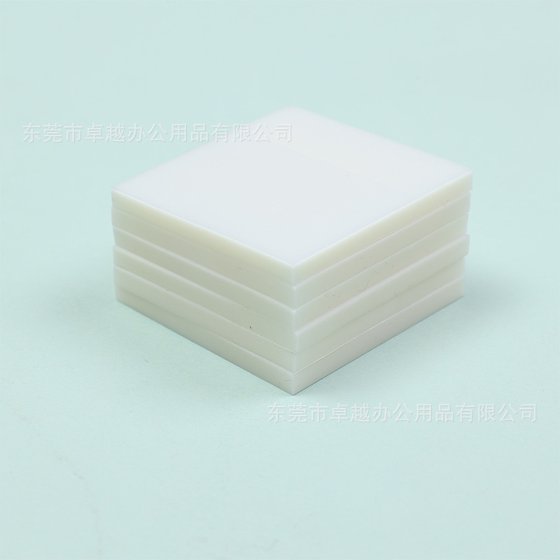 Bloc de notas colorido fluorescente para mascotas, fuerte viscosidad, impermeable, transparente, nota adhesiva, ladrillo adhesivo de índice de alto valor para estudiantes