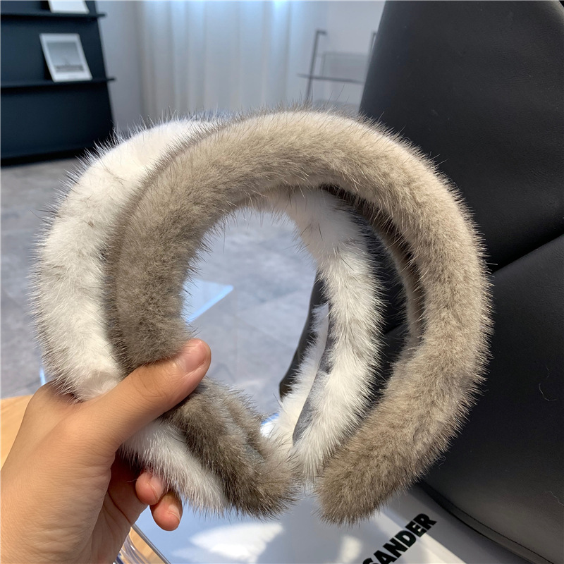 120g Weight Hair Band Hair Accessories Type 1 Piece Quantity Holiday Occasion Plush Material Solid Color Pattern Women's Gender Elegant Style Women's Elegant Solid Color Plush Hair Band 4