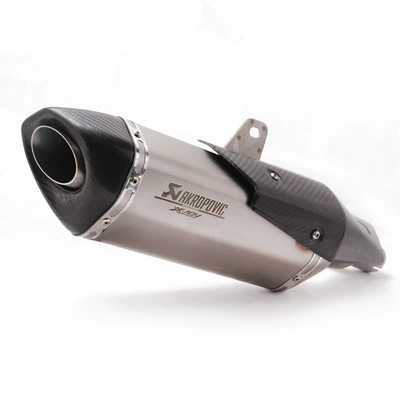 Exhaust Pipe Front Section — Motorcycle exhaust pipe - integrated-mid-section-end-section-d