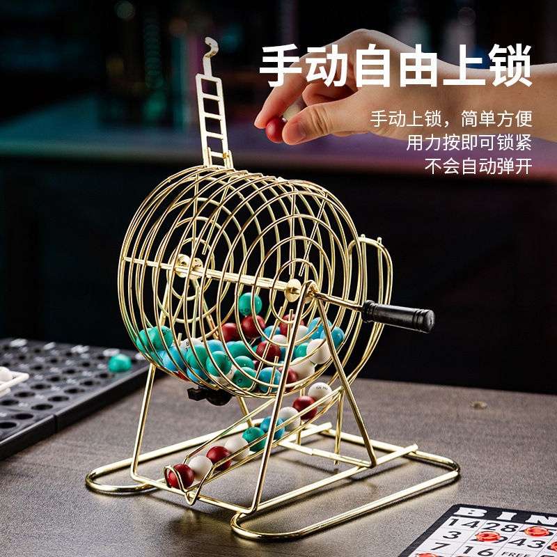 Bingo Bingo máquina de juego de juego de mano máquina de lotería de entretenimiento de la atmósfera de lotería