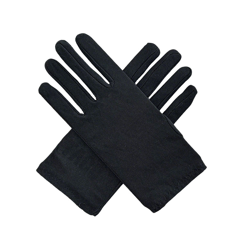 Guantes cortos de seda de leche, accesorios de vestir, guantes de etiqueta, imprescindibles para salir en verano