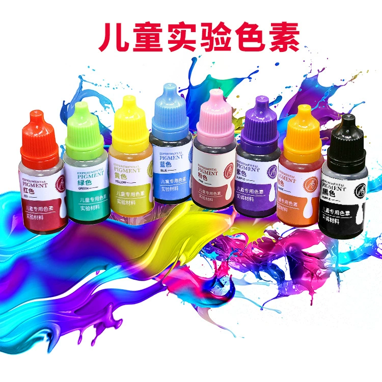 10 мл пищевых красителей для детских научных экспериментов, для лепки из глины, слайма, кристаллической пены, DIY, пигмент для творчества и развлечений