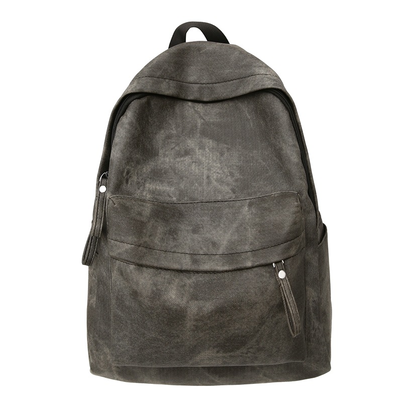 2024 nuevo estilo retro europeo y americano de gran capacidad mochila para estudiantes de secundaria mochila simple estilo universitario mochila escolar