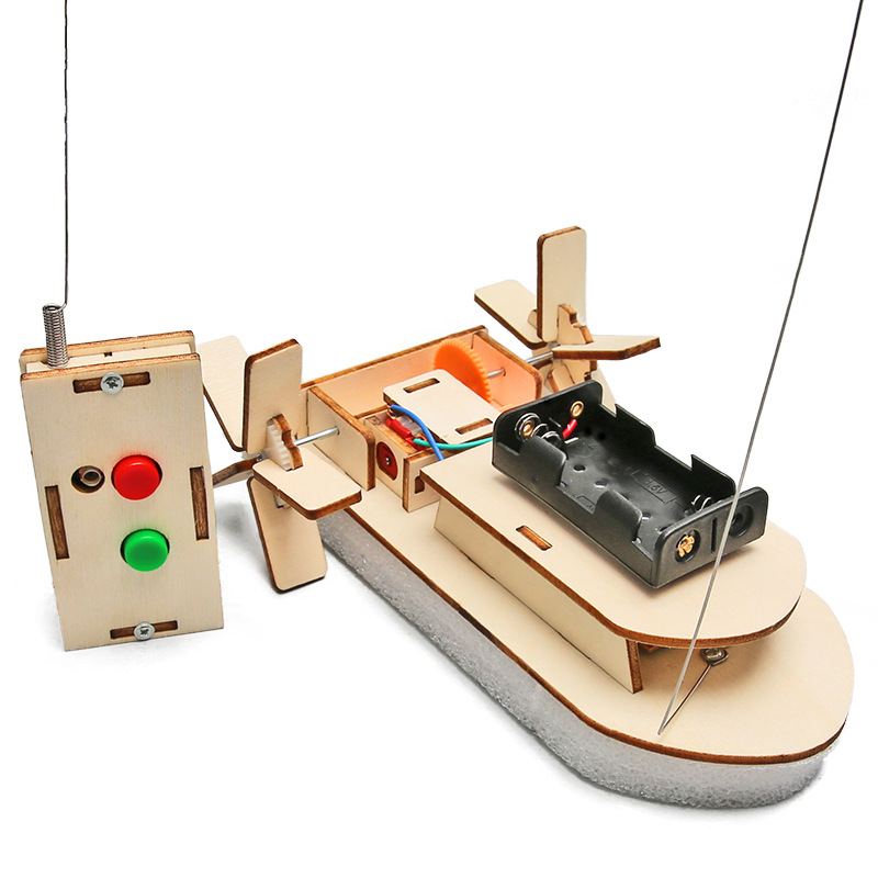 Ciencia DE LOS NIÑOS pequeña producción DIY control remoto casero Ming nave ciencia aula nave historia experimento materiales al por mayor