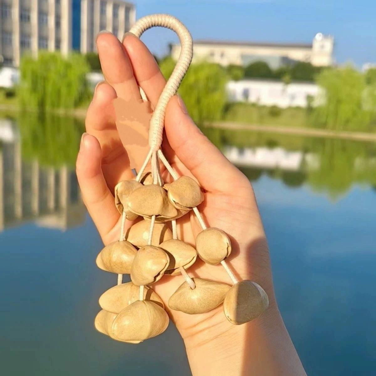 Мешочек с бобами, аксессуар для сумки, подвеска ручной работы, рюкзак, украшение для сумки, подарок на день рождения