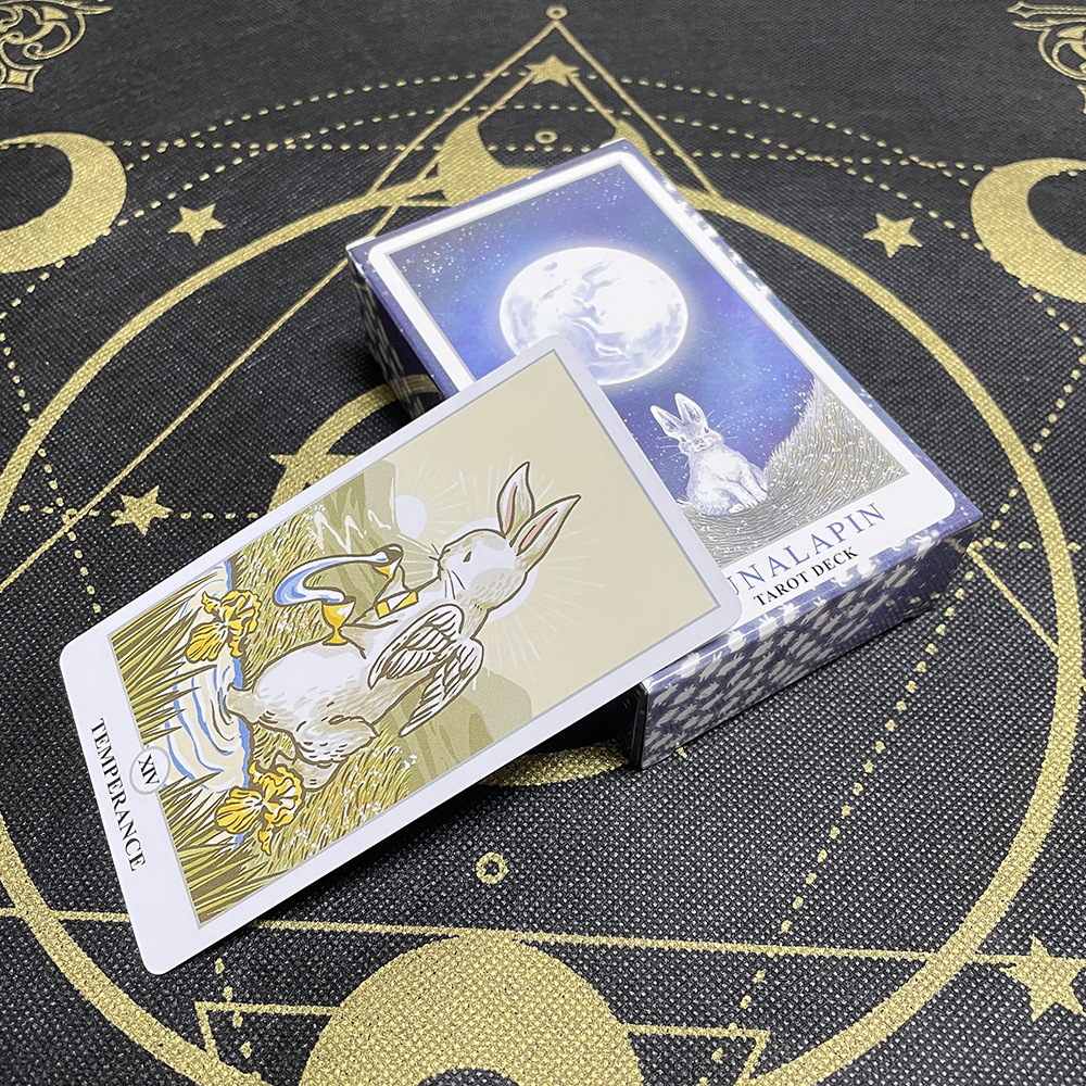 Cute Lunalapin Rabbit Tarot Oracle Cards Party Game Set_voghion.com