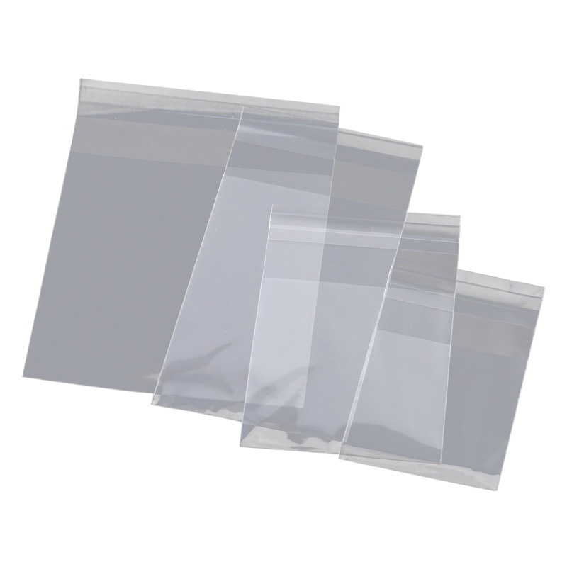 Bolsa autoadhesiva transparente bolsa de té perfumada bolsa de embalaje de galletas caramelo yema de huevo crujiente copo de nieve hecho a mano bolsa de embalaje crujiente ventas directas de fábrica