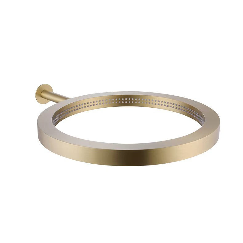 Nuevas cascadas de lluvia volante de lujo alrededor de la pantalla de ducha del baño de pulverización de gran techo para el hogar de la espalda de la cintura y las piernas del conjunto de ducha de mano