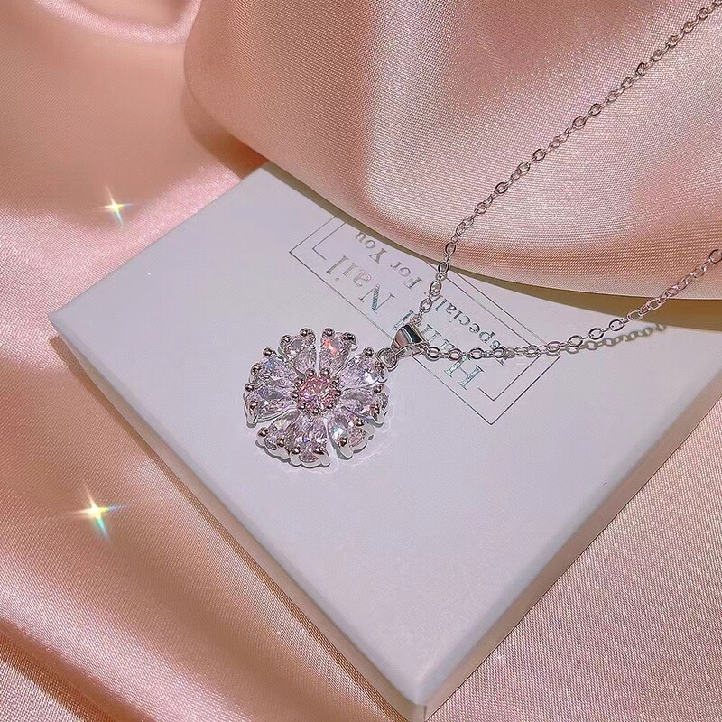 桜の恋ジルコンセット結婚ジュエリーイヤリングネックレス戒三点セットクロスボーダーアクセサリー卸売り直売|undefined