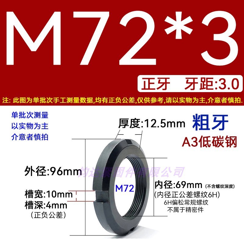 国標丸ナット止め溝入れロックナット元型ロックメス太い歯の細い歯の反歯1.5四溝とキャップ812|undefined