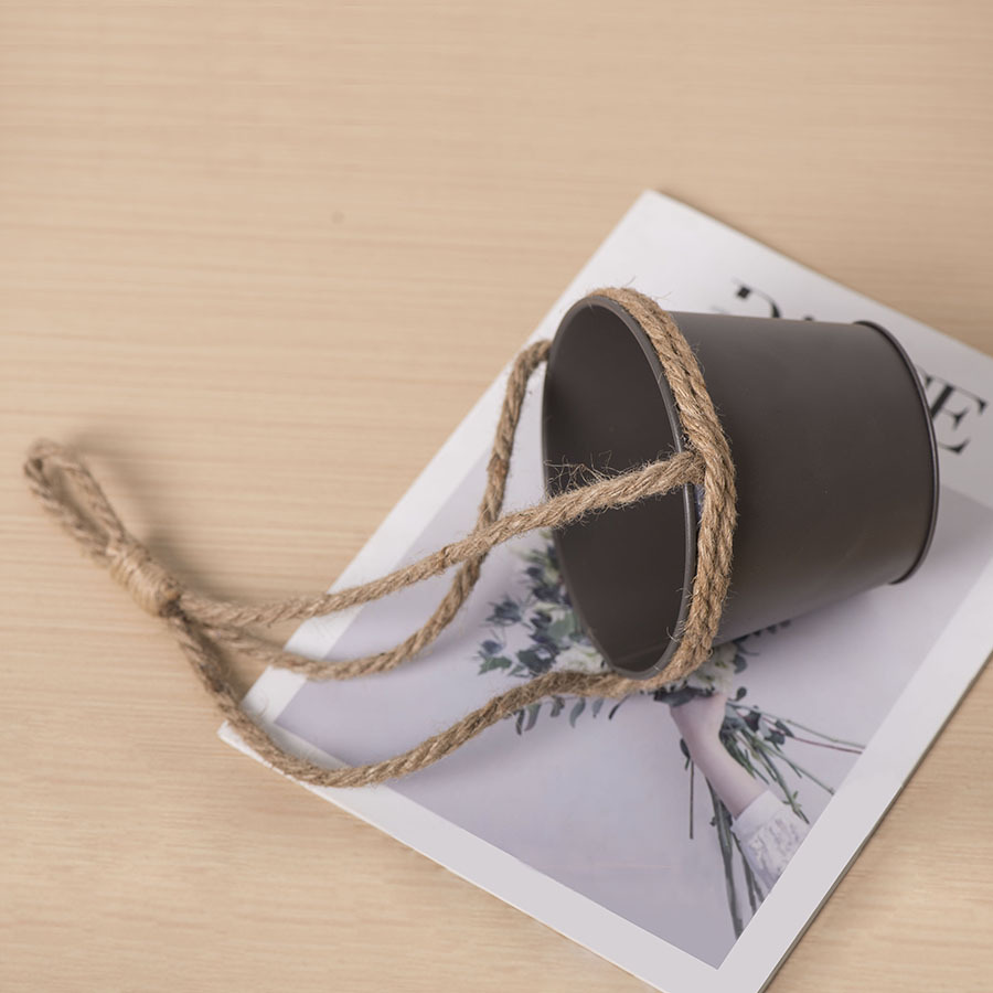 Comercio exterior transfronterizo colgante maceta de flores tejida a mano canasta colgante balcón jardín vivienda creativa canasta colgante