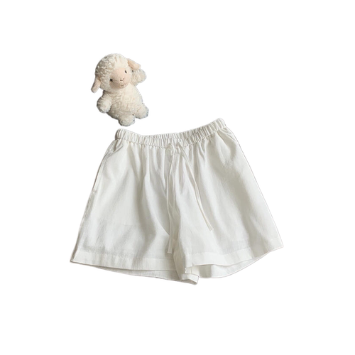 2025 Summer Texture White Elastic Waist Yamamoto High-Waist Commuting Versatile Elegant Cotton Linen Casual Pants