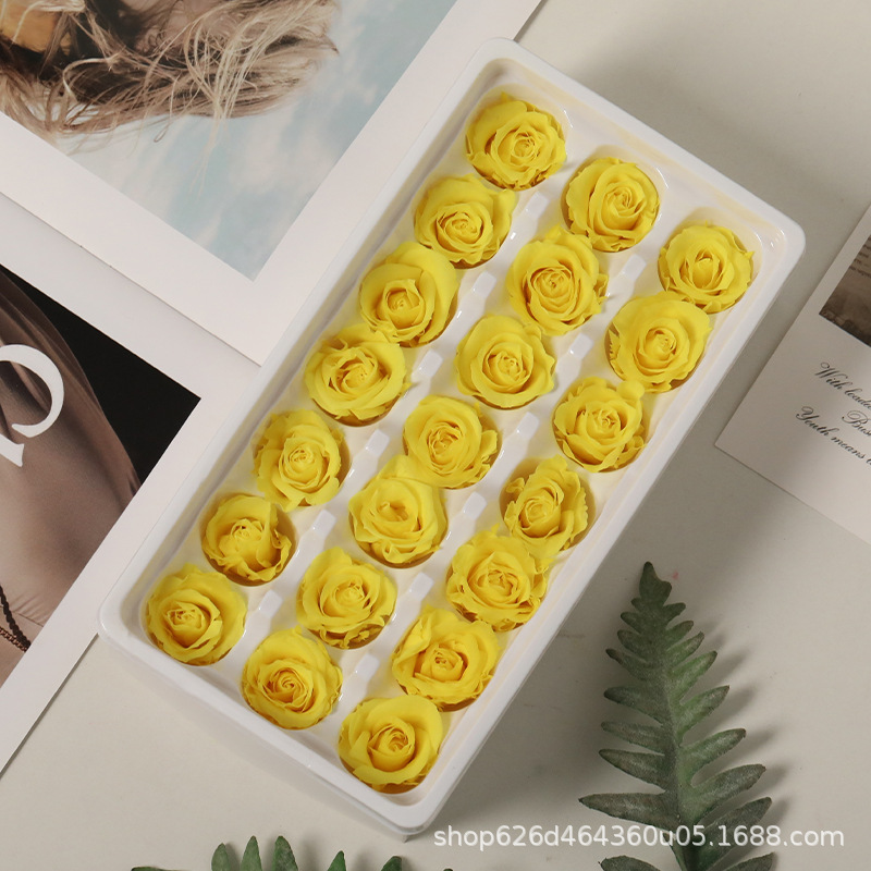 Flores inmortales Grado B 2 - 3cm rosas pequeñas flores frescas flores secas rosas DIY oso unicornio regalos de boda