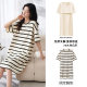 Antibacterial Pad Nightgown Women's Summer Short-sleeved Korean-style Sweet Cartoon Cute Summer Thin Home Clothes Pajamas for Women