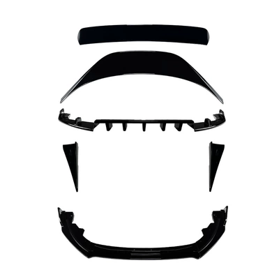 Applicable to Subaru Gr86 Brz 2022+ Front Lip, Side Skirts, Rear Blade, Rear Lip, Roof Wing Cross-Border Modification (Spoiler) - subaru-gr86-complete-set-of-body-parts-piano-black-2022