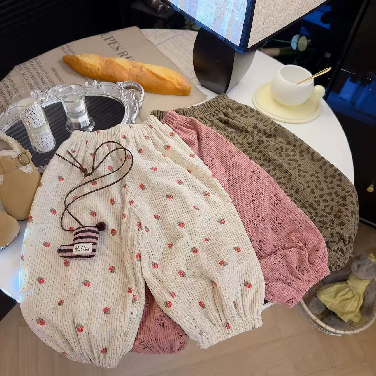 Вельветовые брюки для детей весна осенние новые мужские и женские детские весенние повседневные брюки шаровары брюки детские брюки прилив