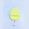 Ribbon style mango cleansing puff [super soft mango green] single bag