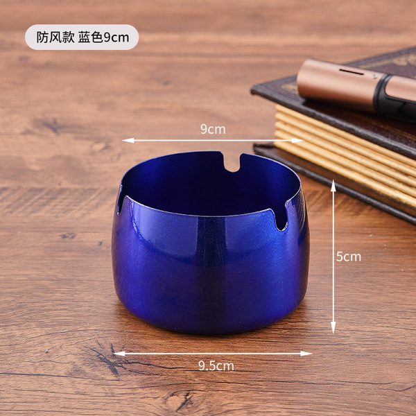windproof ashtray stainless steel for hotel for commercial use