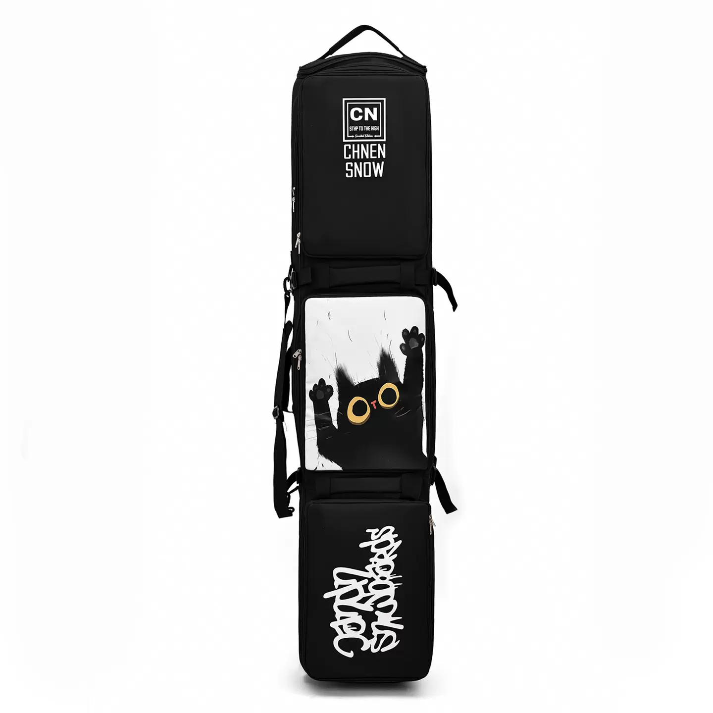 新款滑雪板包带轮单板双板滑雪板包大容量背包干湿分离滑雪装备