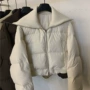冬季大翻领小众加厚棉服