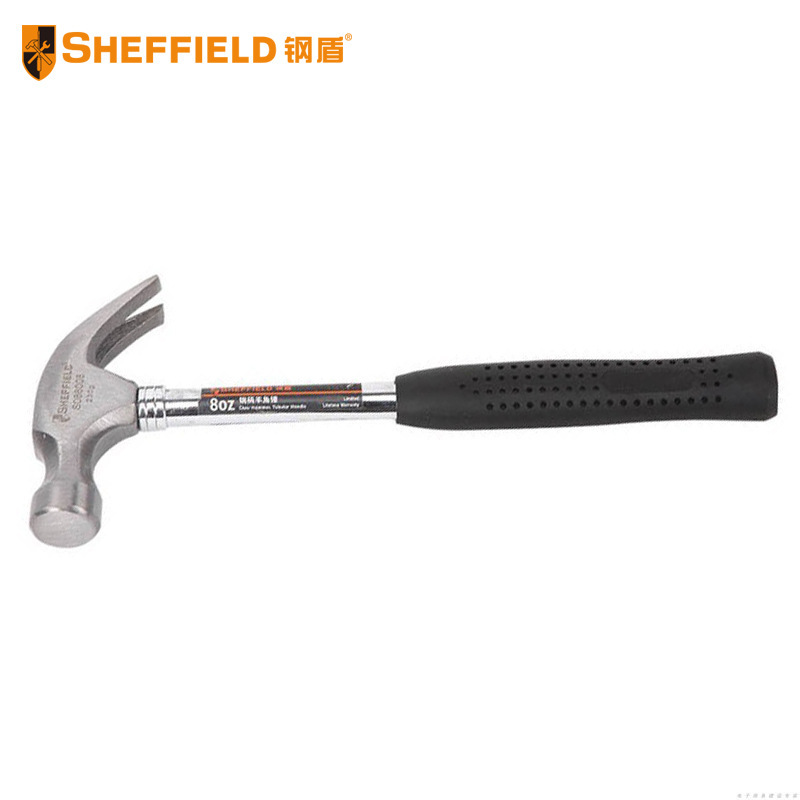 钢盾S088008 高碳钢羊角锤8oz锤子敲击工具省力高硬度锤子