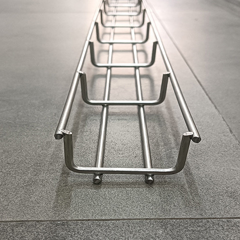 3米网格桥架开放镀锌网格走线槽先达电桥架布线网络桥架网状桥架