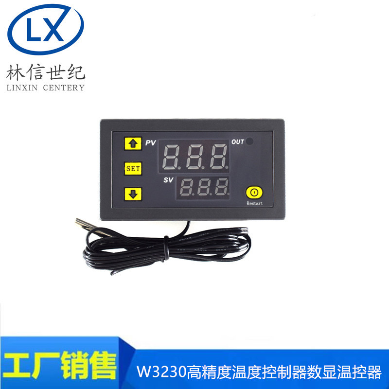 W3230 High-Precision Temperature Controller Digital Display Thermostat Module Temperature Control Switch Micro 12V24V/Ac220V W3230 High-Precision Temperature Controller Digital Display Thermostat Module Temperature Control Switch Micro 12V24V/Ac220V