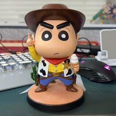 Crayon Shinchan GK COS Dick Cowboy Cowboy Shinchan Desert Cactus Model Figure Wholesale 