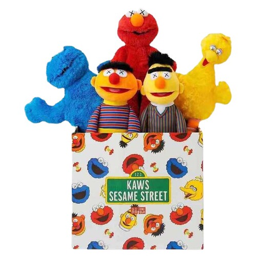 Collaborative items with Uniqlo: Sesame Street Plush Toy XX, foreign trade end-of-stock
