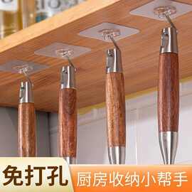 强力粘胶挂钩贴墙壁壁挂承重吸盘厨房挂勾无痕粘贴门后免打孔粘钩