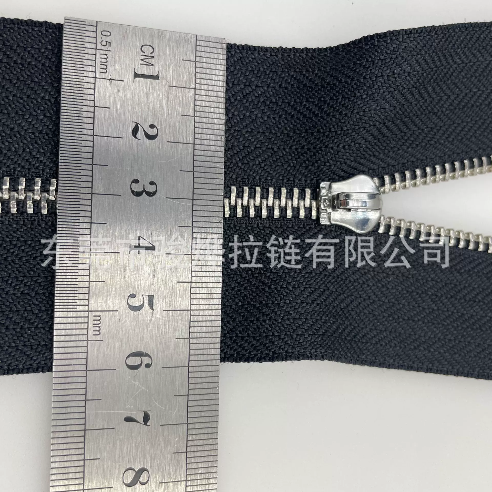 加宽金属拉链金属加宽拉链6厘米宽金属布边加宽拉链