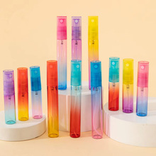 5ml彩色玻璃香水瓶按压式泵头小样瓶超细雾化喷雾瓶液体化妆品瓶