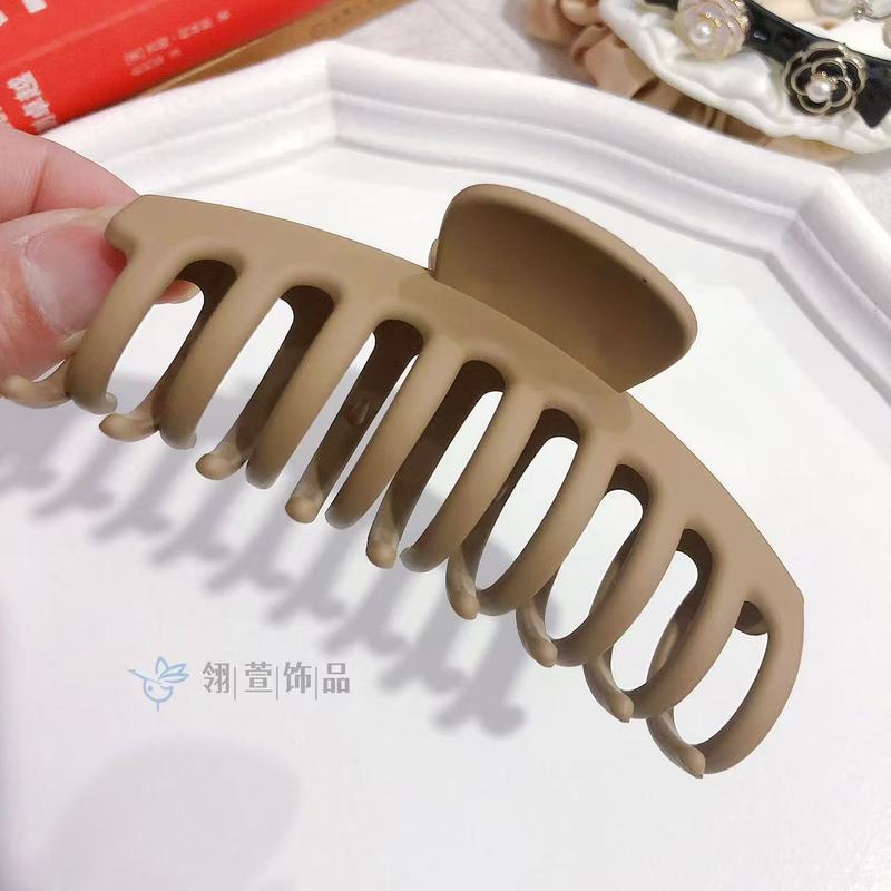 レトロな新しい秋冬の豪華な大きなヘアクリップ、高級ヘアアクセサリー、ヘアピン、女性用後頭部ヘアピン、シャーククリップ|undefined