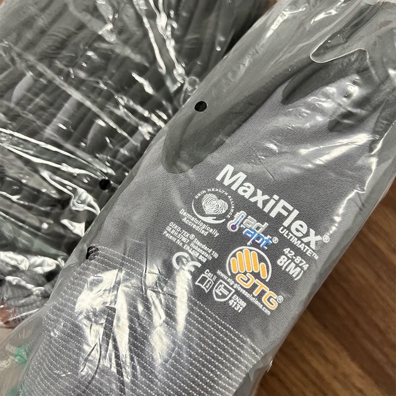 PIP ATG guantes de protección laboral antiquímicos a prueba de aceite resistente al desgaste recubrimiento de nitrilo fábrica de reparación de automóviles 42 - 874