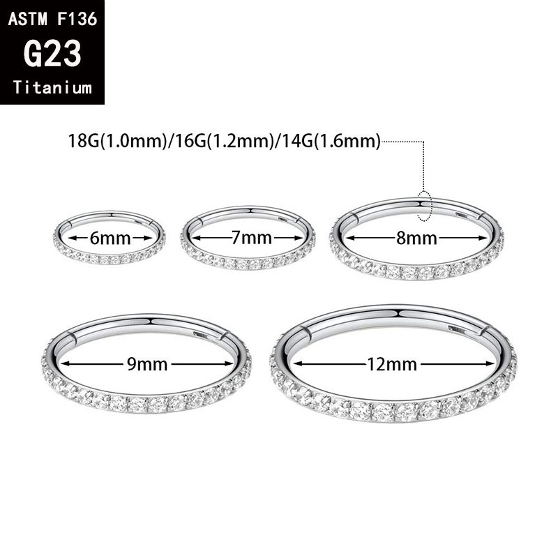 Labret piercing jewelry detail image