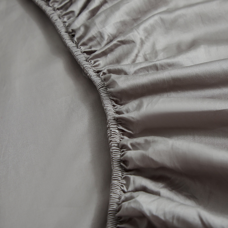 2022 New Model 40 Count 13372 Pure Cotton Solid Color Single Bed Sheet, Customizable Options Available_voghion.com