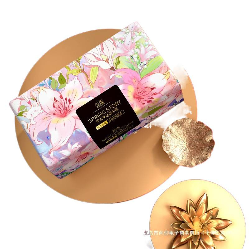 ZhangDabao toallas de papel dibujo de papel doméstico caja completa servilletas toallas de mano al por mayor madre y bebé nativo