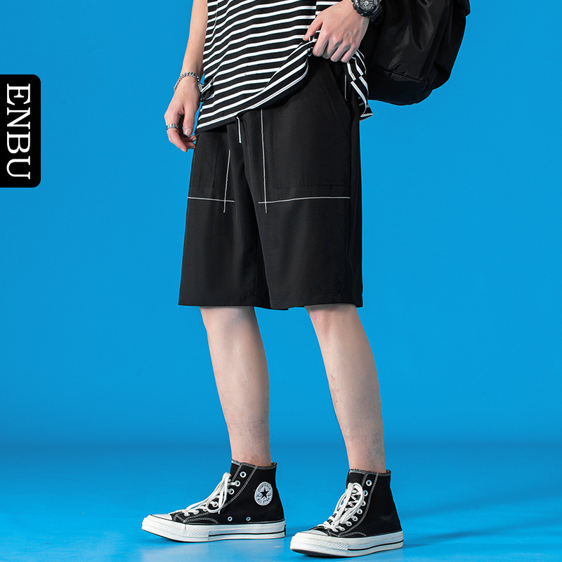 Enbu Men's New Sports Shorts, Loose and Trendy Casual Pants, Fashionable Brand Men's Mid-Length Pants Enbu Men's New Sports Shorts, Loose and Trendy Casual Pants, Fashionable Brand Men's Mid-Length Pants