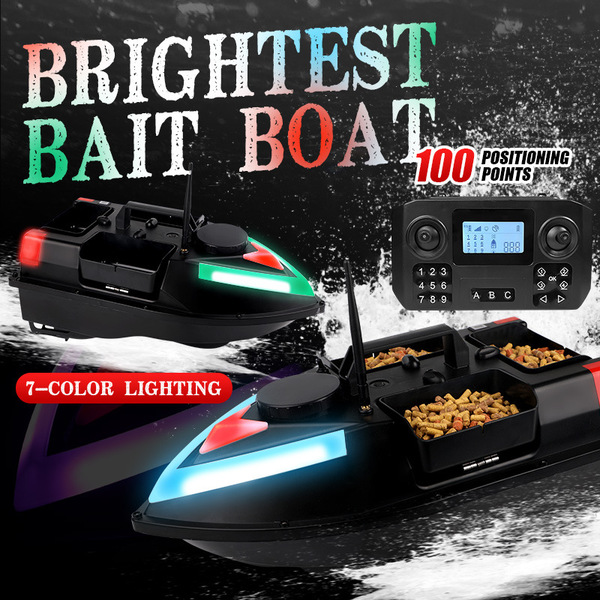 GPS Fishing Bait Boat 2KG RC Remote Control Bait Boat
