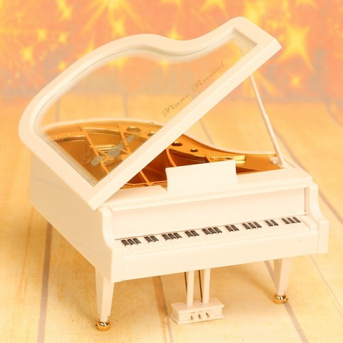 Dancing Girl Piano Music Box Rotating Ballet Clockwork Music Box Home Ornaments Children's Day Gift