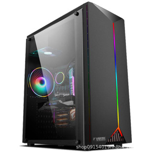 Nine-Tailed Fox D1 Computer Case Desktop Atx Large Board Acrylic Side Transparent Rgb Light Strip DIY Shell Matx
