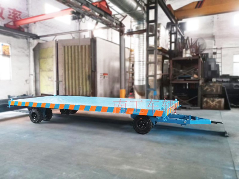 15吨重型平板拖车 重型全挂车