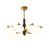 Ретро люстра для гостиной для спальни, лампа, в американском стиле, защита глаз