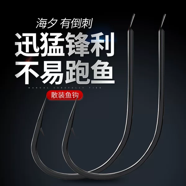 Haixi Fishing Hook Barbed Bulk Carp Carp Hook Fishing Accessories Fishing Gear Supplies